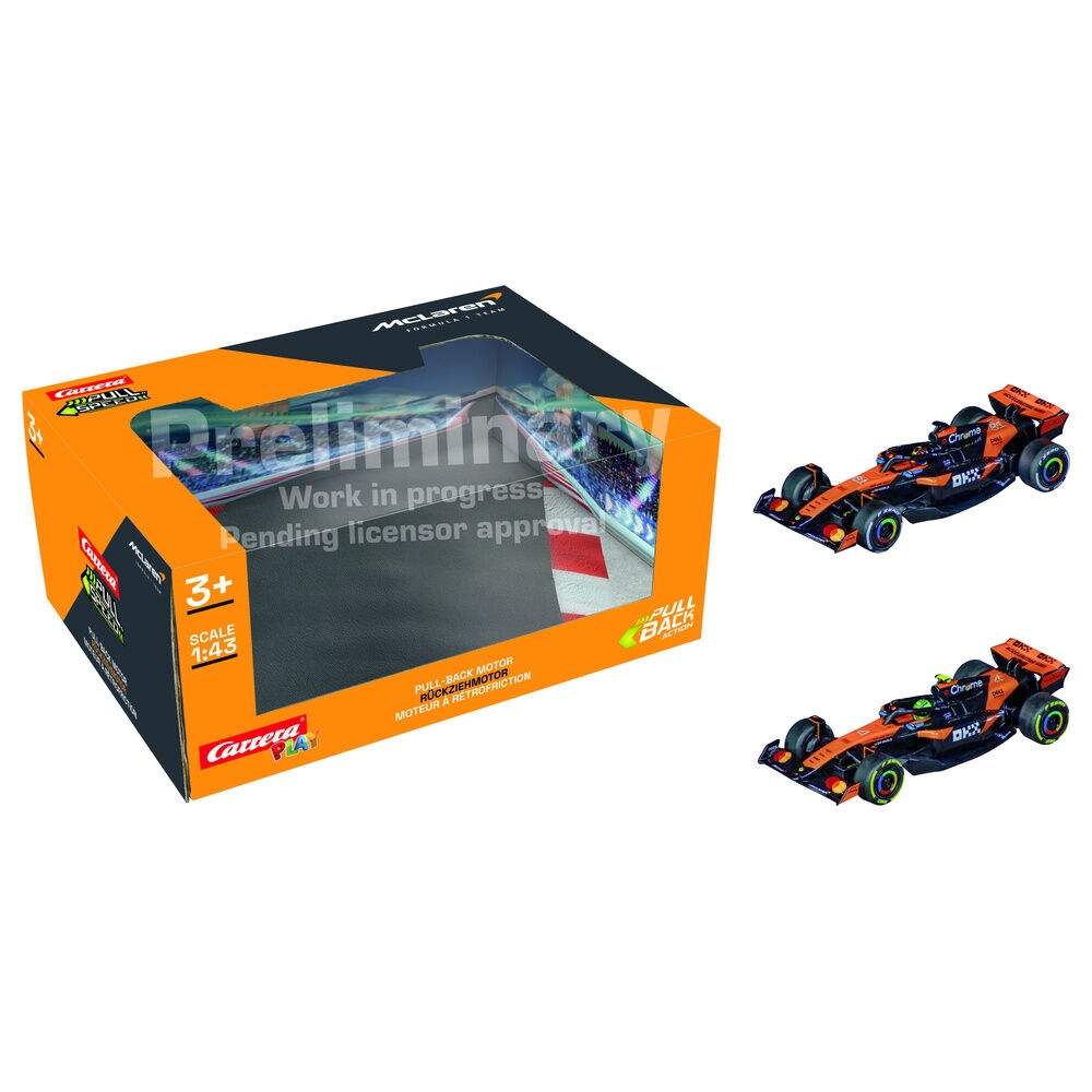 F1 McLaren Team Twinpack-pakke med 2 biler, der trækkes tilbage