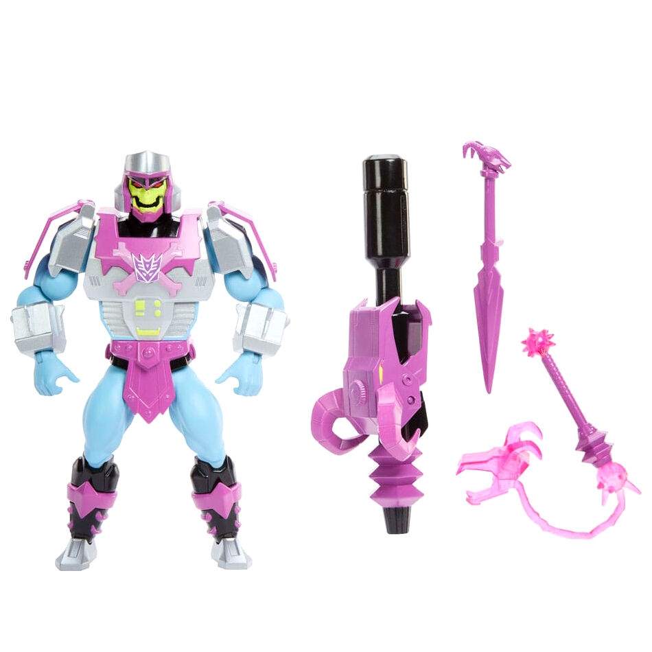 Masters of the Universe x Transformers Megatron Armor Skeletor figur 14 cm