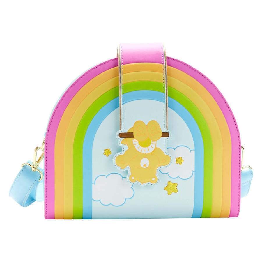 Loungefly Care Bears Rainbow Swing skuldertaske