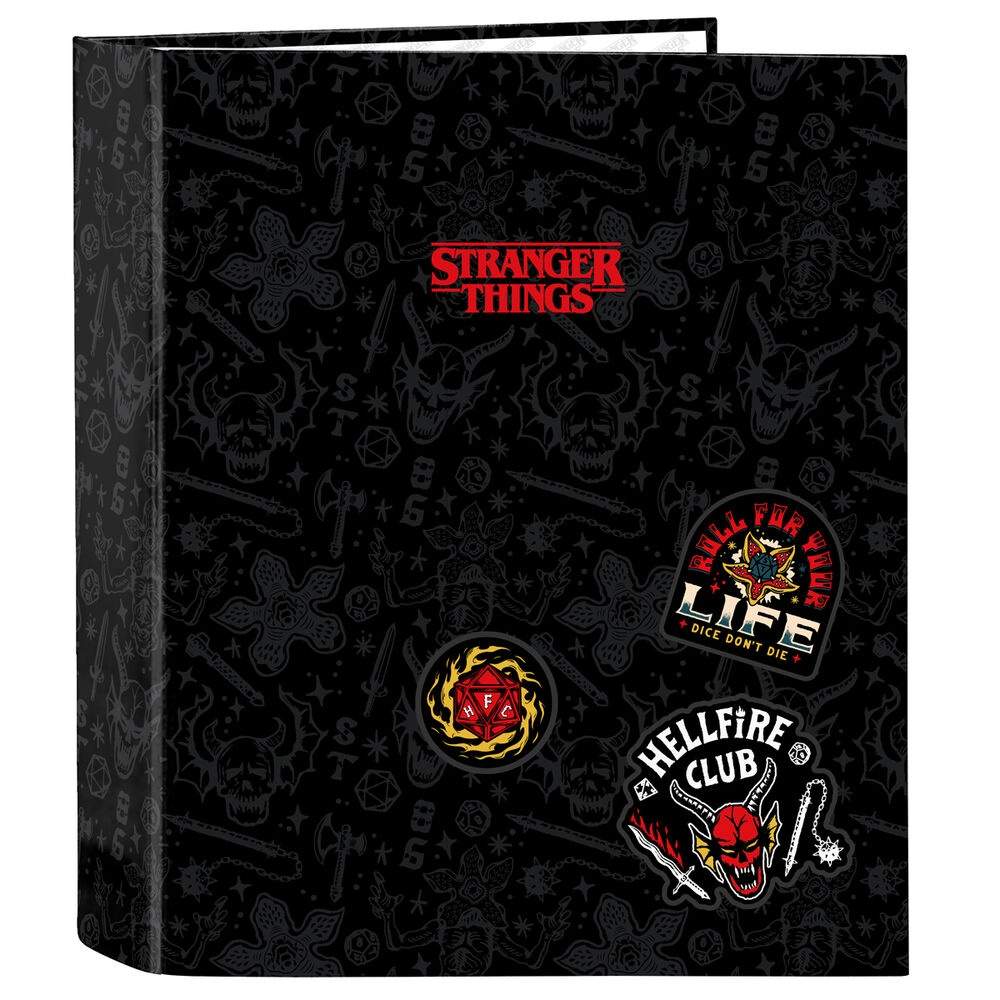 Stranger Things ringbind med 4 ringe