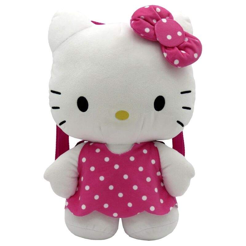 Hello Kitty rosa plyschryggsäck 35 cm | Hem & Hobby | Pryloteket