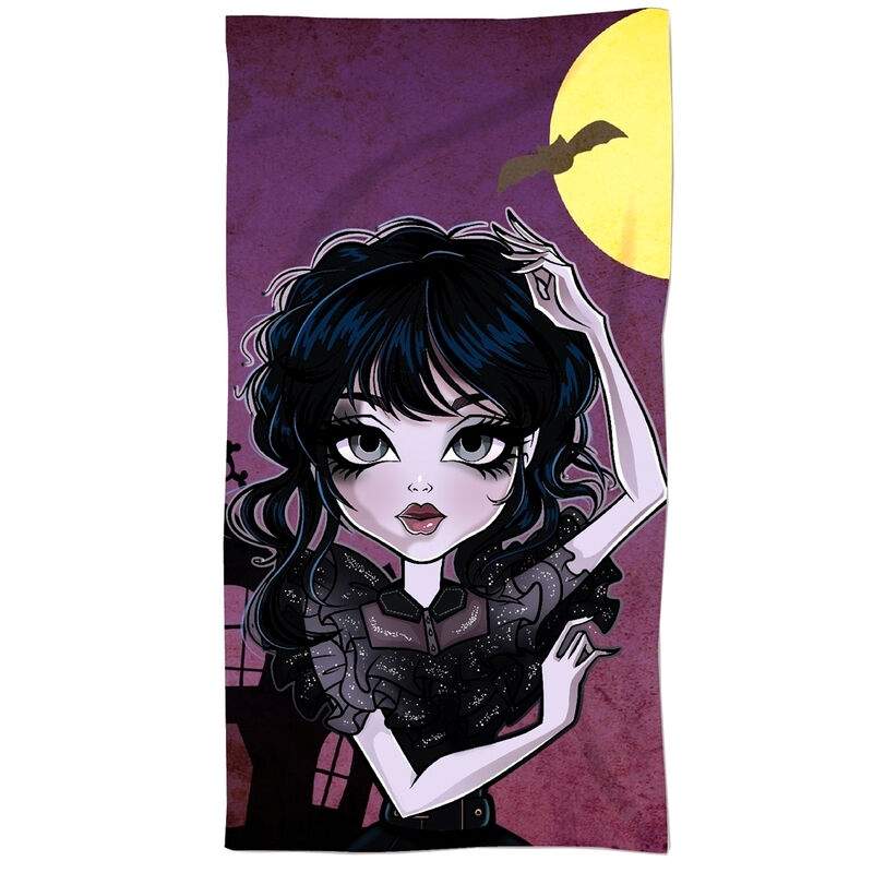Gothic Girl bomullsstrandhandduk | Hem & Hobby | Pryloteket