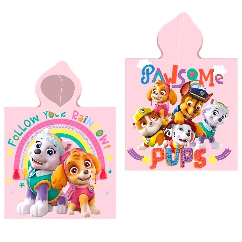 Paw Patrol bomullsponchohandduk | Hem & Hobby | Pryloteket