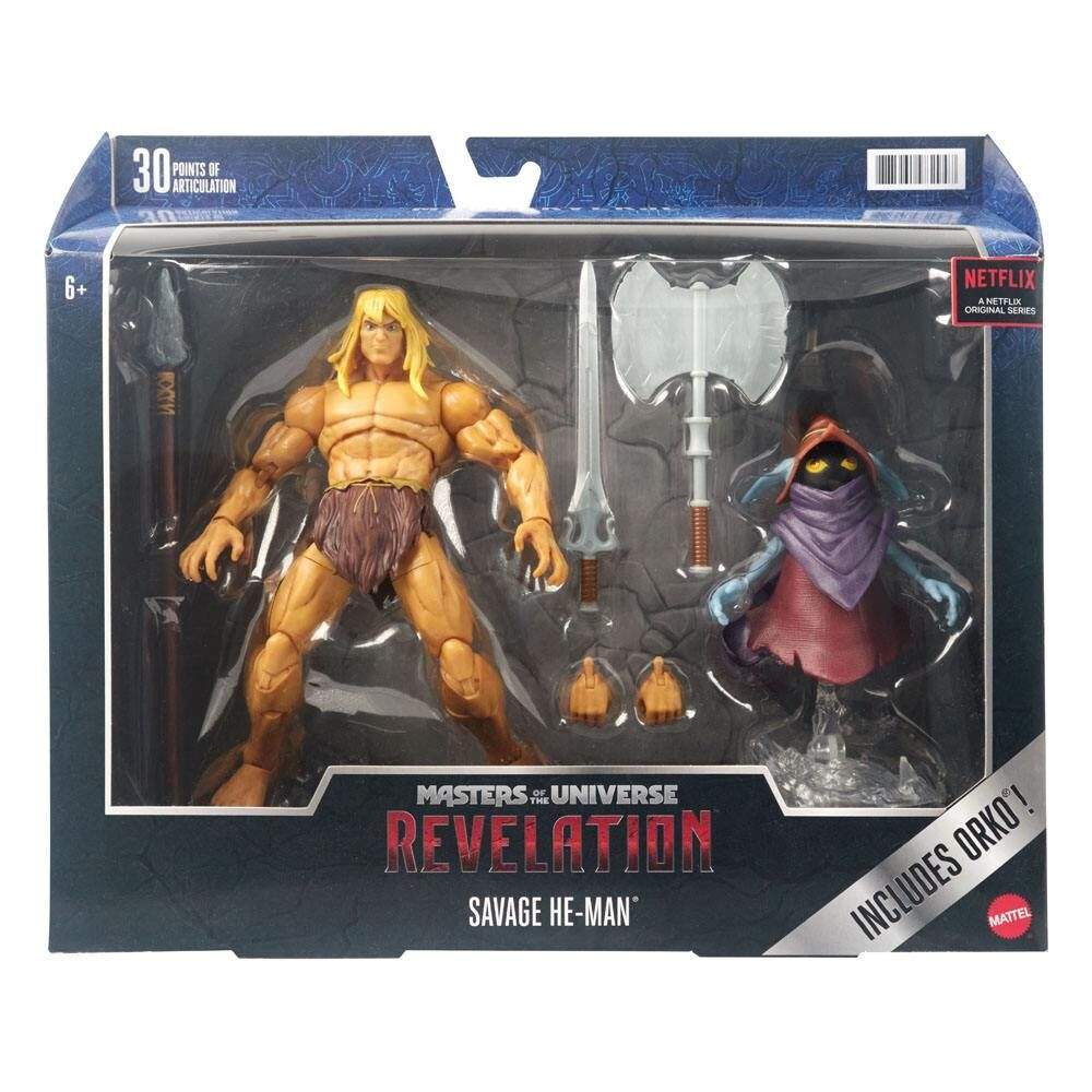 Masters of the Universe Revelation Masterverse He-Man Savage figur 18 cm