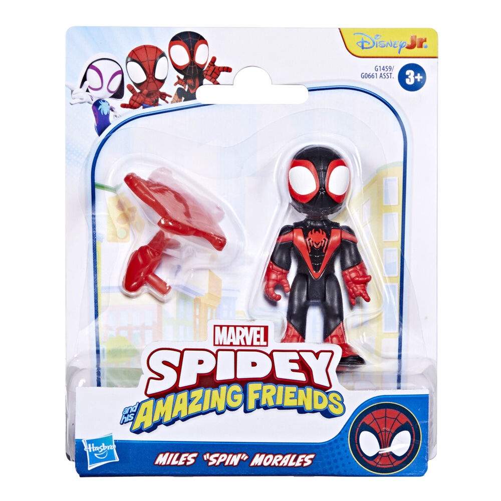 Marvel Spidey Miles Spin Morales figur 7 cm