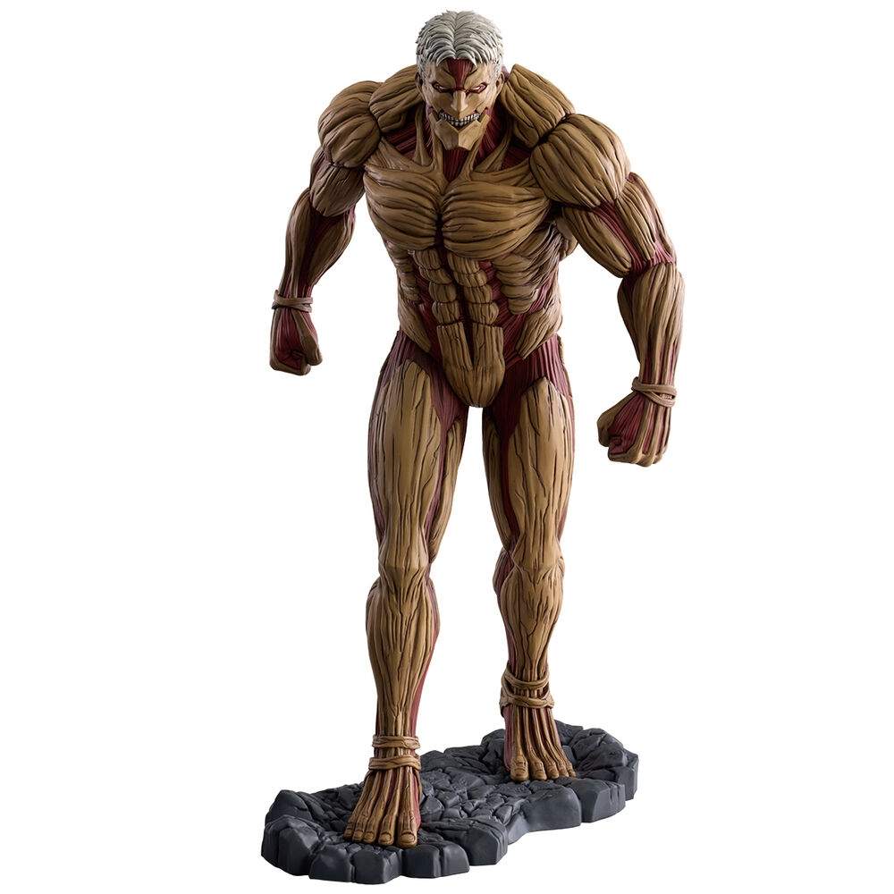 Attack on Titan Mega Impact Pansret Titan Kampen om Himmel og Jord Ichibansho figur 30 cm