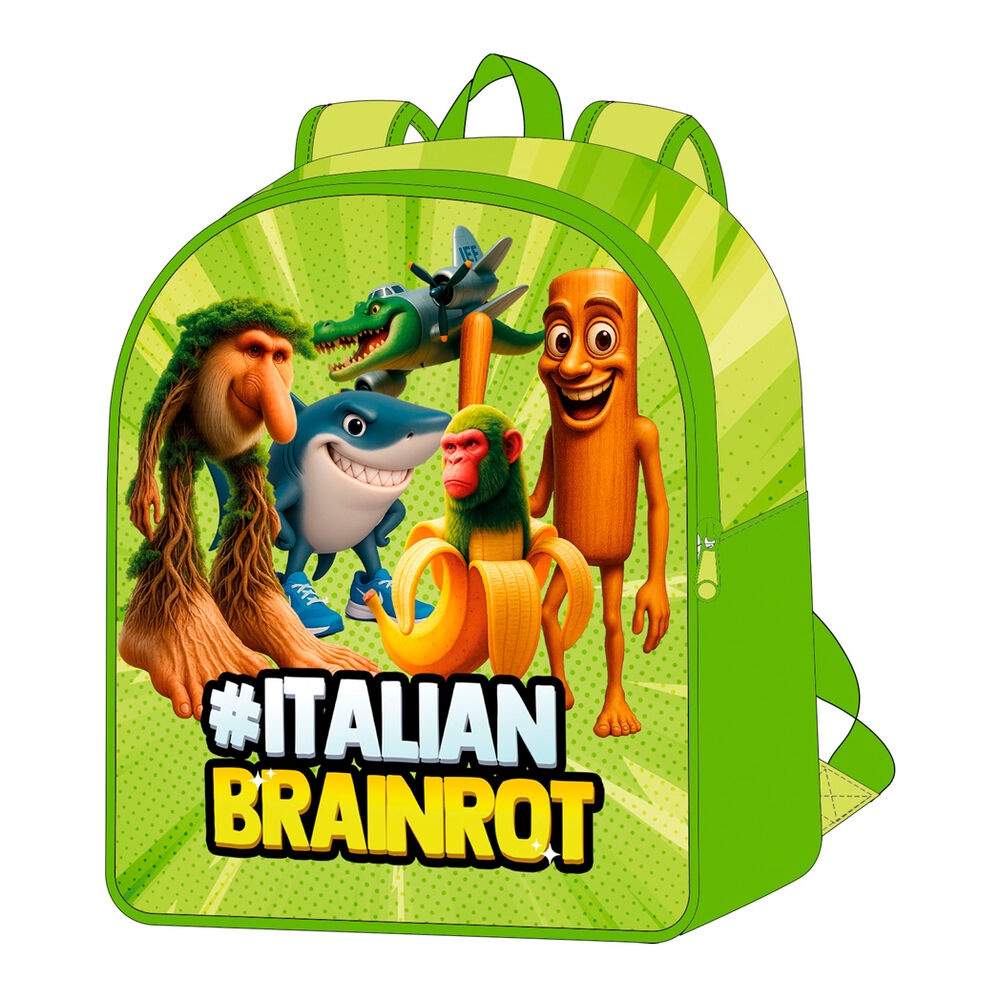 Italiensk Brainrot rygsæk 28 cm