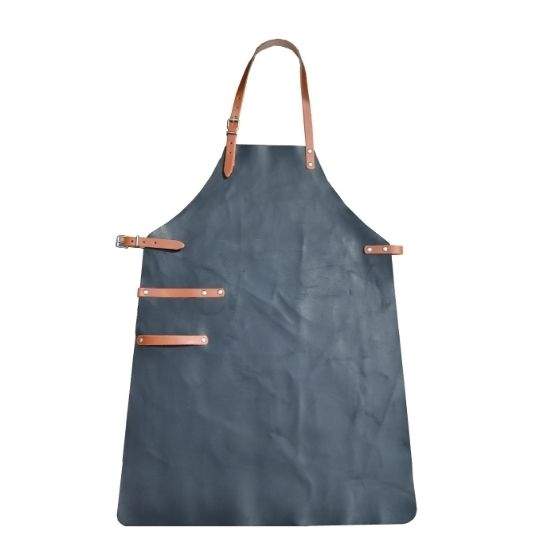 Lädergrillförkläde – Justerbart, Verktygshällor, Svart | Hem & Hobby | Pryloteket