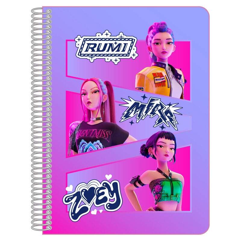 Demon Hunters Kpop A5 anteckningsbok | Hem & Hobby | Pryloteket