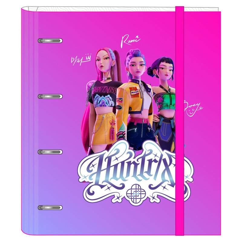 Demon Hunters Kpop ringbind med 4 ringe