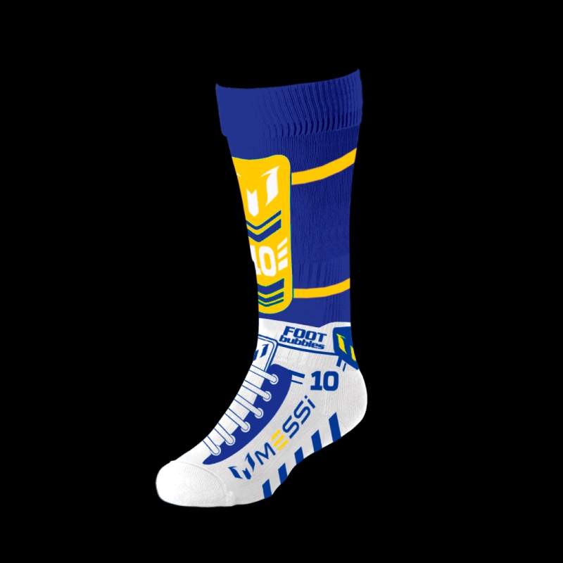 Foot Bubbles Jumbo Sokker Messi - Hvide