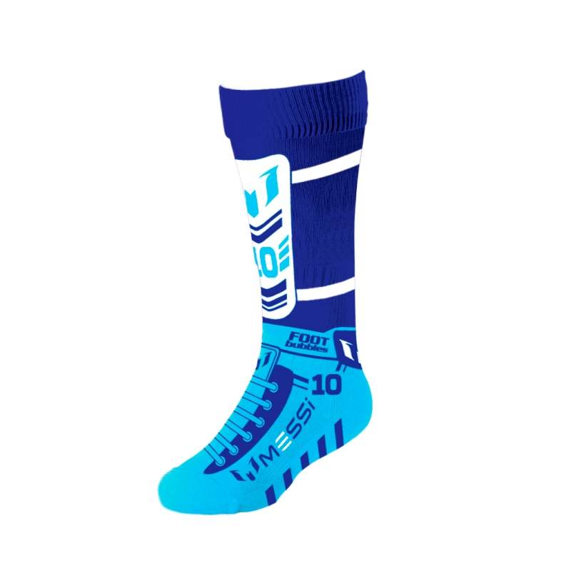 Foot Bubbles Jumbo -sukat Messi - Sininen