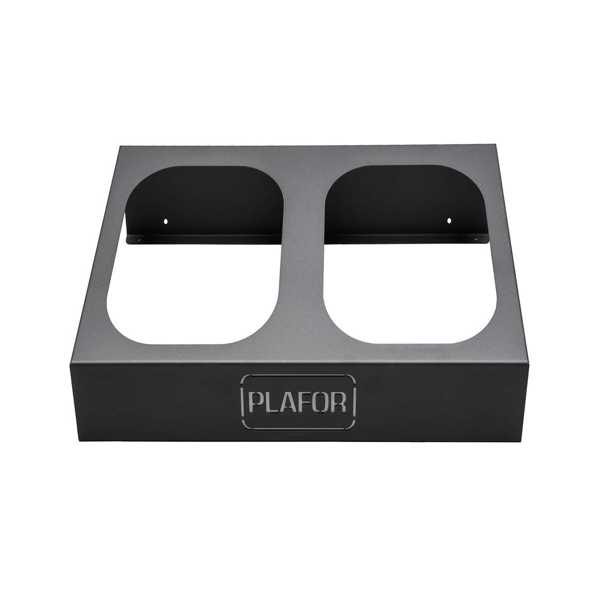 Stativ til genbrugsbeholder – metalbase til 2x90L beholdere