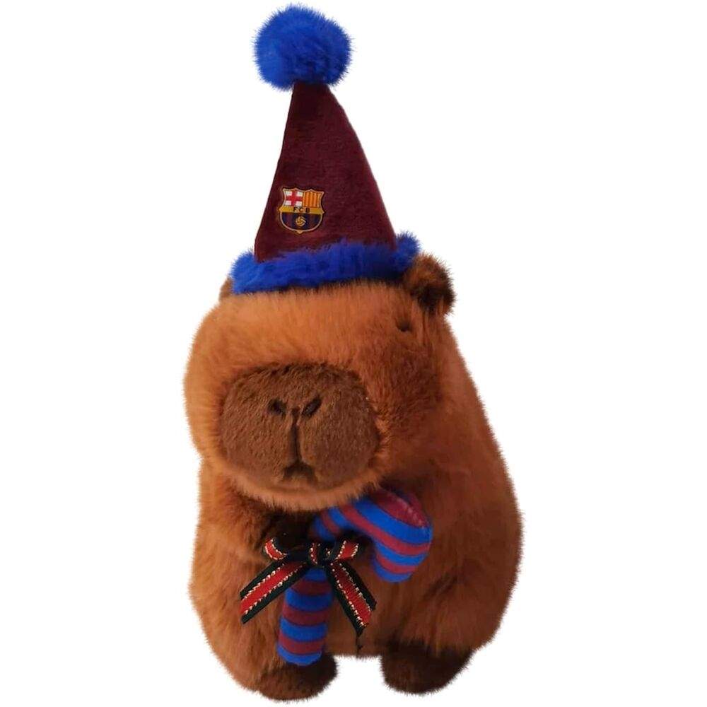 FC Barcelona capybara bamse nissehue 20cm