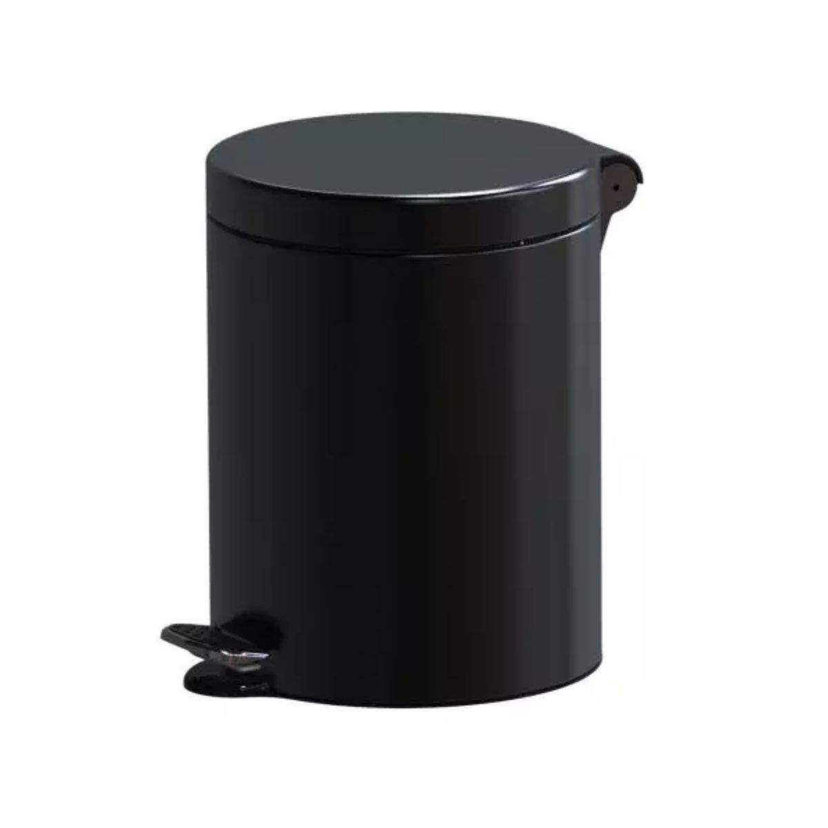 3L sort stålspand – Holdbar, skridsikker, nem at rengøre