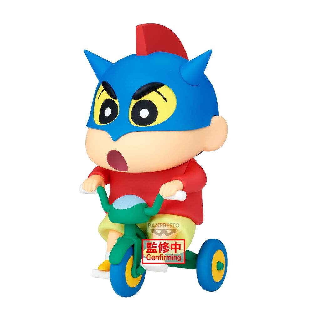 Crayon Shinchan Big Action Kamen Shinnosuke Nohara figur 16cm