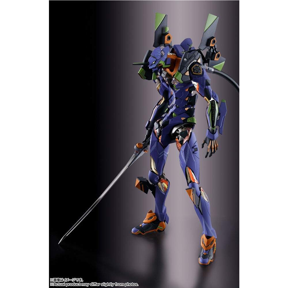 Neon Genesis Evangelion Build Eva Test Type-01 30th med Gaius' Spyd figur 22 cm