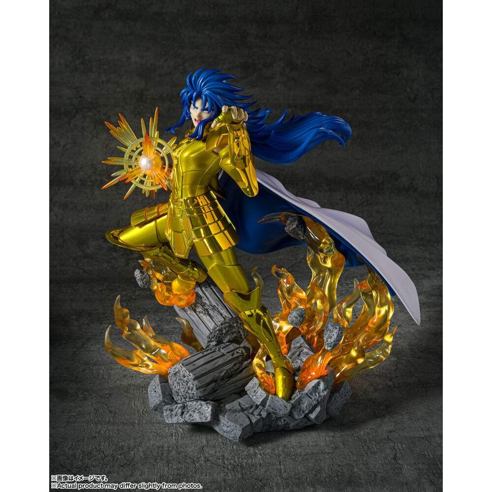 Saint Seiya Gemini Saga Metallic Touch Figuarts Zero figur 21 cm