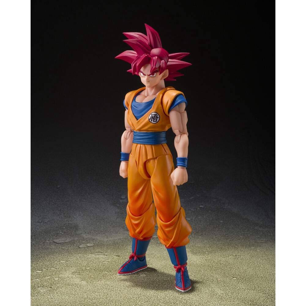 Dragon Ball Super - Super Saiyan Gud Son Goku Gud Aura S.H.Figuarts figur 14,5 cm