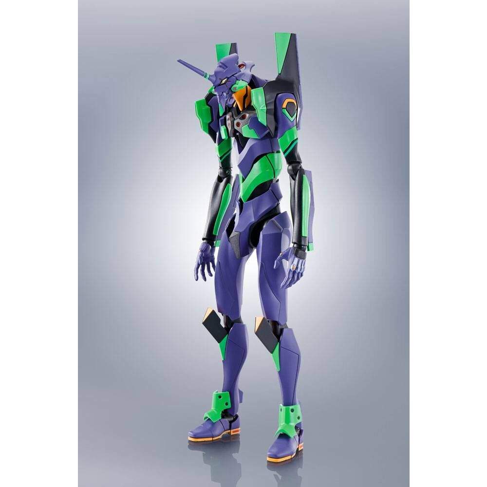 Evangelion: 3.0+1.0 Thrice Upon a Time Evangelion Test Type-01 + Spear of Cassius Renewal Color Edition Reissue Robot Spirits-fi | Hem & Hobby | Pryloteket