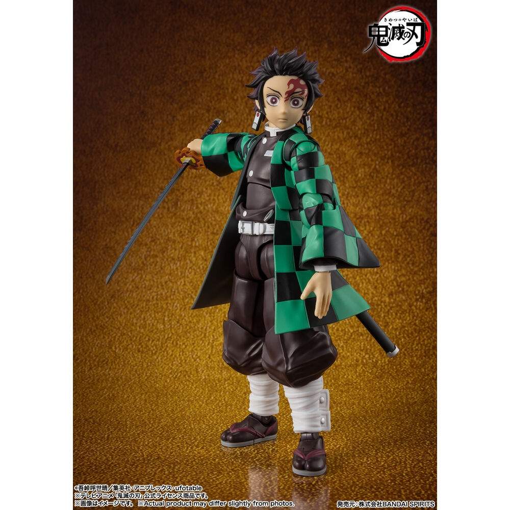 Demon Slayer Kimetsu no Yaiba Tanjiro Kamado Den sista striden i Infinity Castle S.H. Figuarts figur 14 cm | Hem & Hobby | Pryloteket