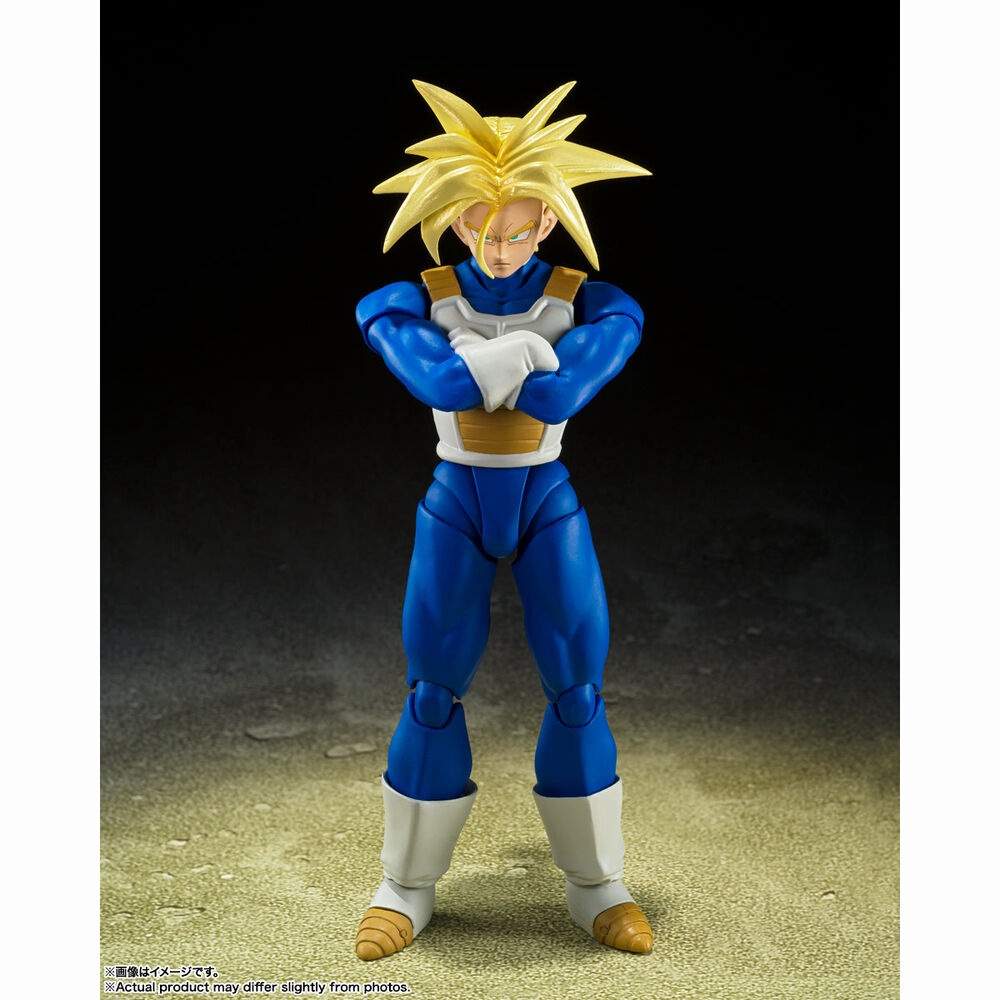 Dragon Ball Z Super Saiyan Trunks Infinite Latent Super Power S.H. Figuarts figur 14 cm