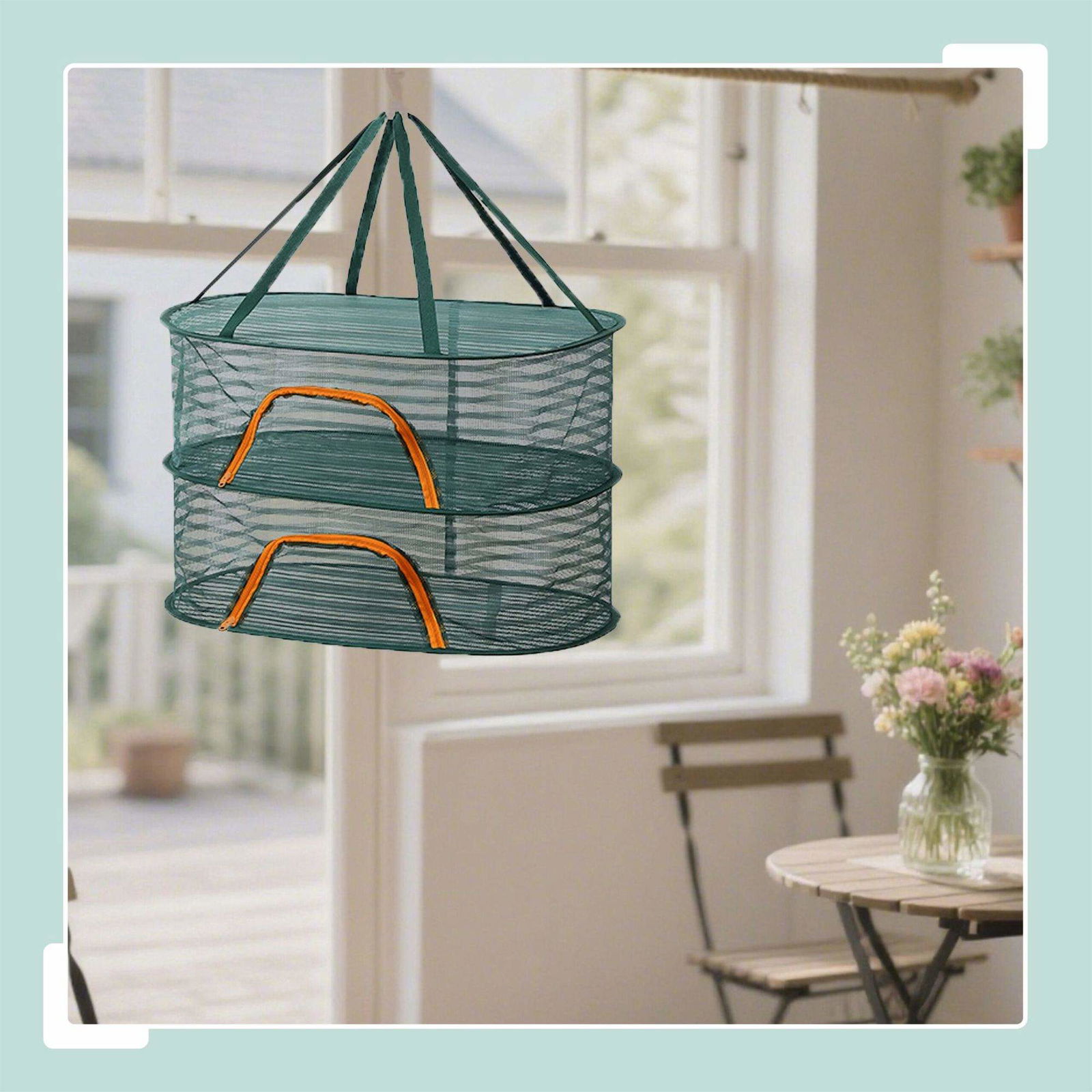 Hopfällbart torknät – ovalt, mångsidigt, enkel förvaring | Hem & Hobby | Pryloteket