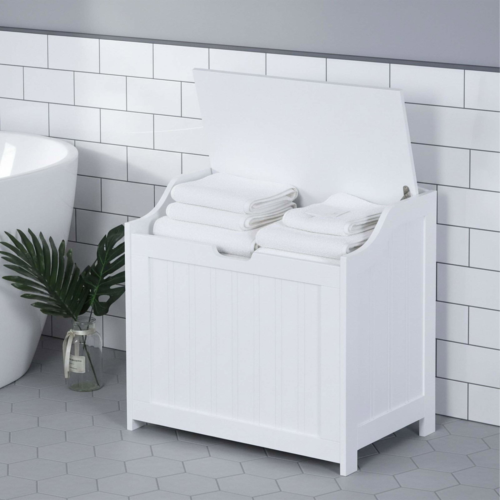 Tvättlåda med mjukstängande lock – Mångsidig förvaringslåda | Hem & Hobby | Pryloteket