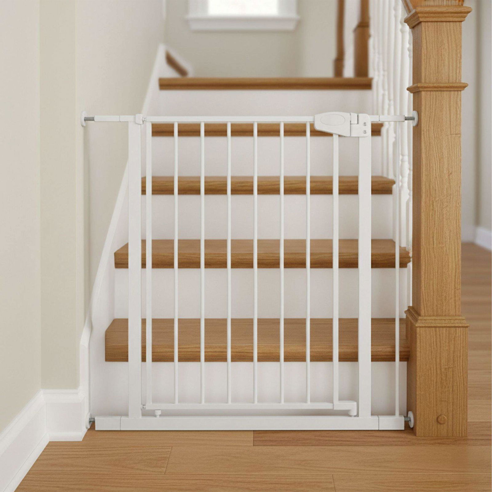 Udtrækkelig sikkerhedsgitter 75-100 cm – Nem brug med én hånd