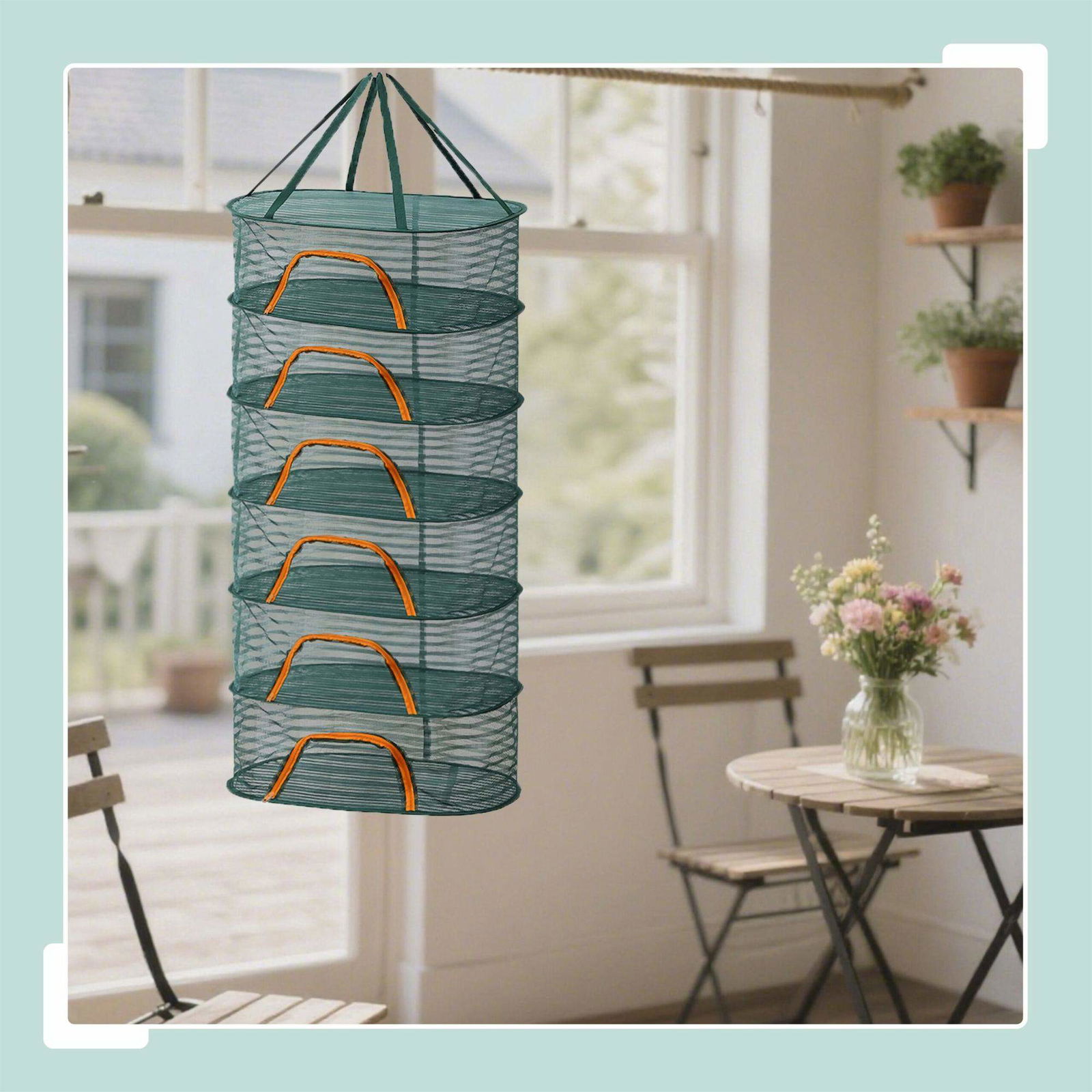 Foldbart ovalt tørrenet – Urter, frugter, svampe