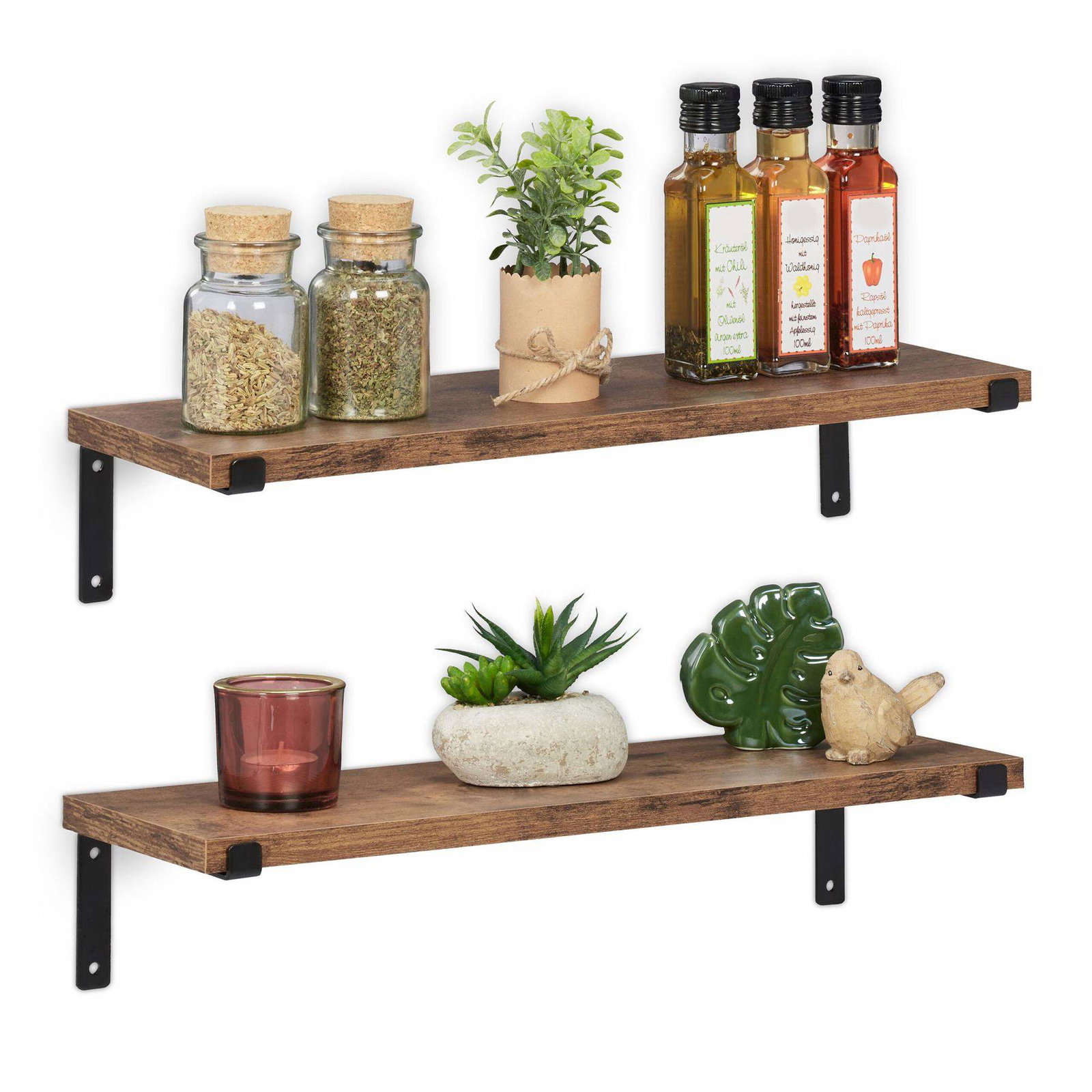 Set med 2 industriella väggställ | Hem & Hobby - Hem & Hushåll - Sovrum | Pryloteket