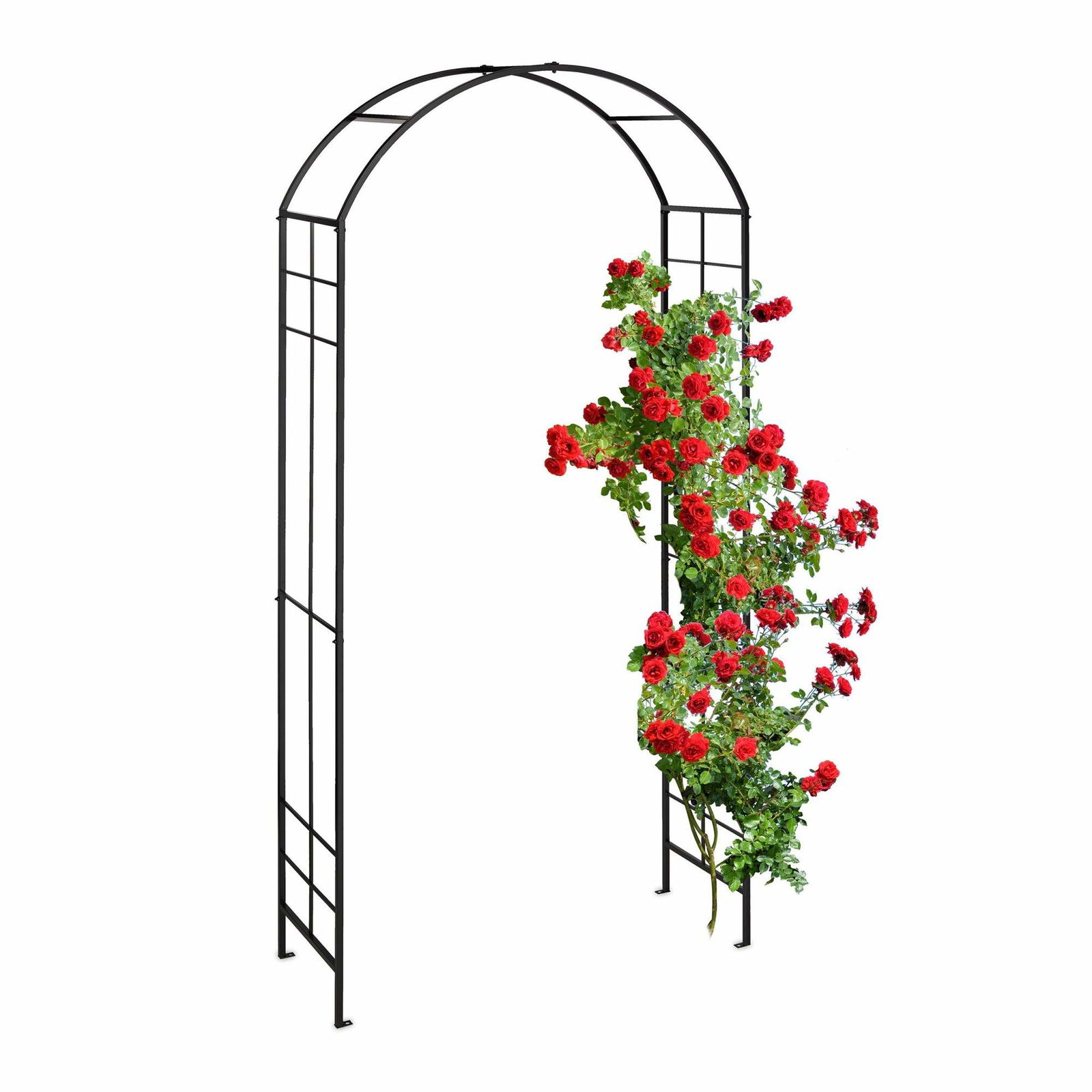 Metal Rose Arch i svart | Hem & Hobby | Pryloteket