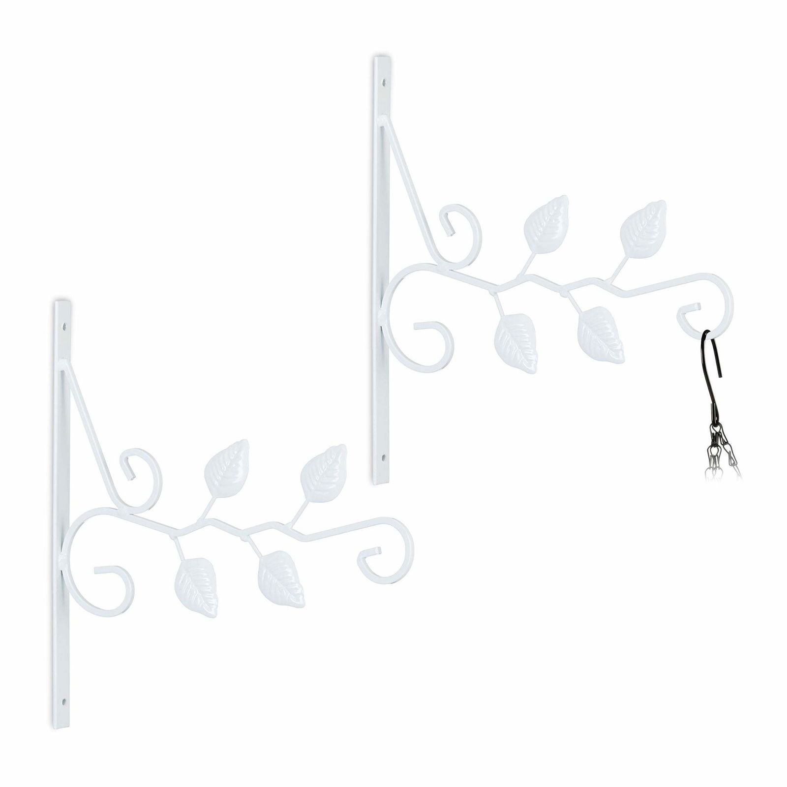 Sæt med 2 hængende kurvebeslag Blade