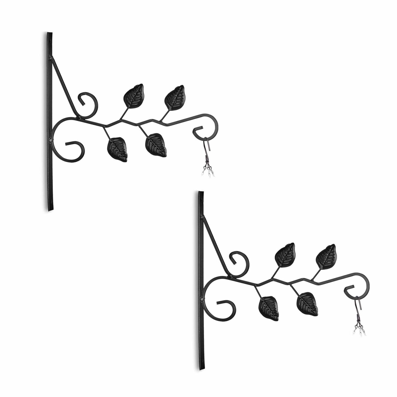 Set med 2 hängande korgfästen blad | Hem & Hobby - Hem & Hushåll - Balkong | Pryloteket