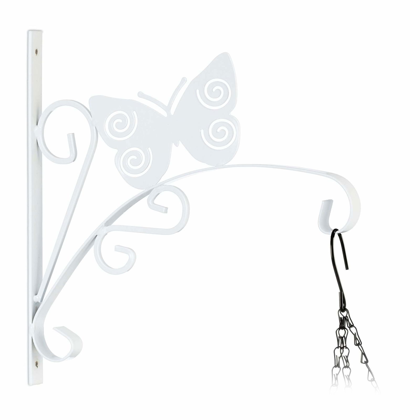 Hængende kurvbeslag med sommerfugl