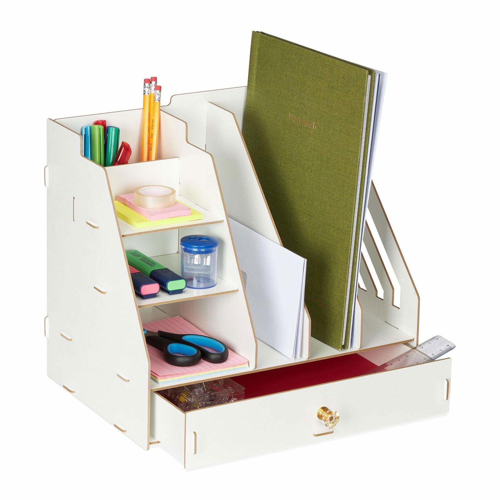 Skrivbordsorganisator med fack | Elektronik - Tillbehör Mobil & Surfplatta - Surfplatta Tillbehör - Stativ | Pryloteket