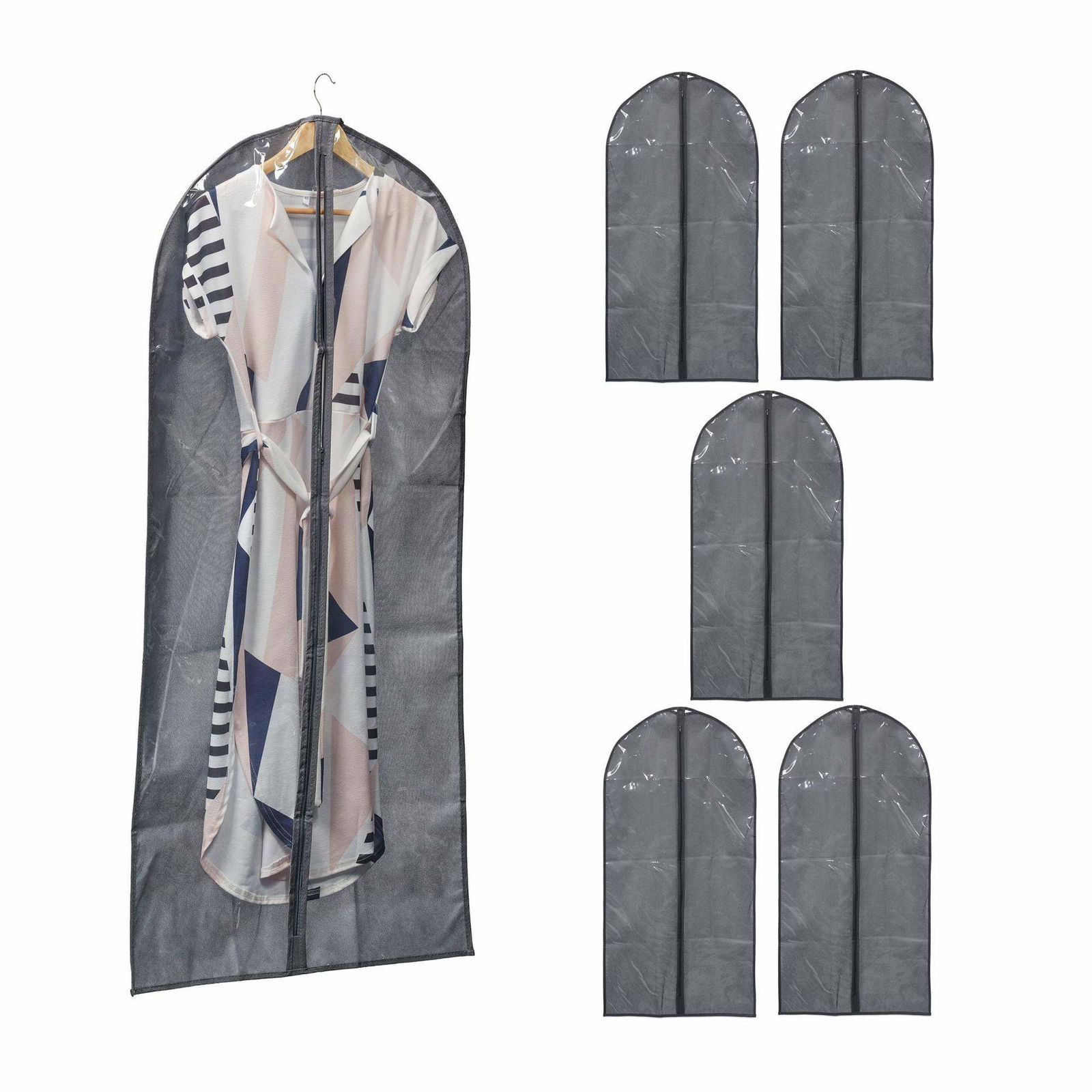 Klädfodral Set om 6 135 x 60 cm XL | Mode & Accessoarer - Kläder | Pryloteket