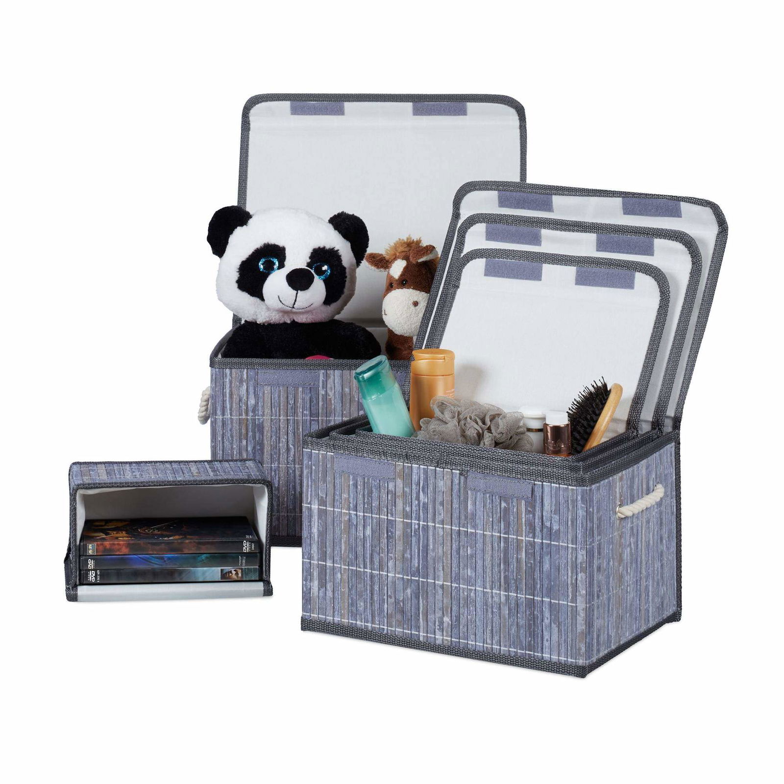 Sæt med 5 opbevaringskurve