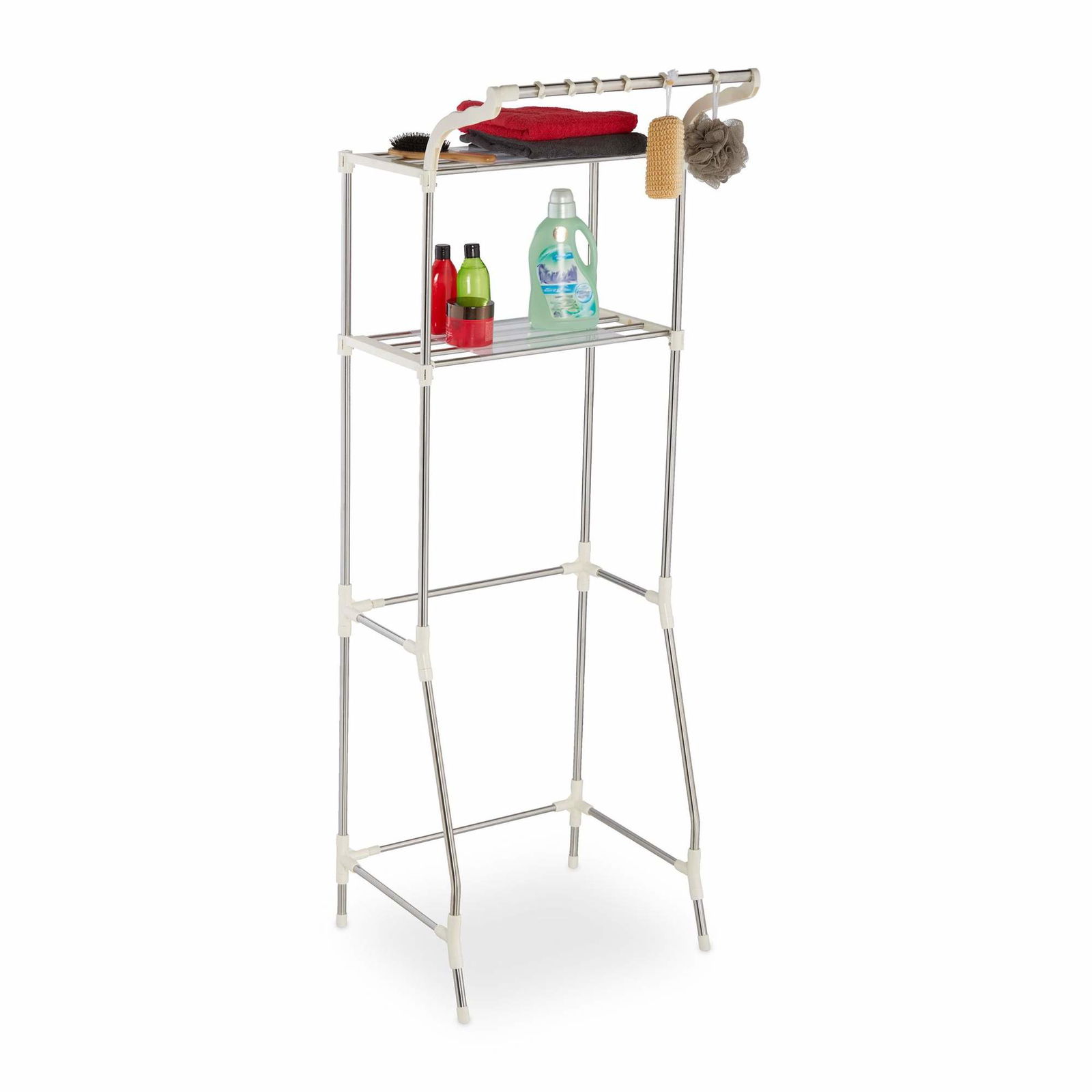 Udtrækkelig vaskemaskinehylde