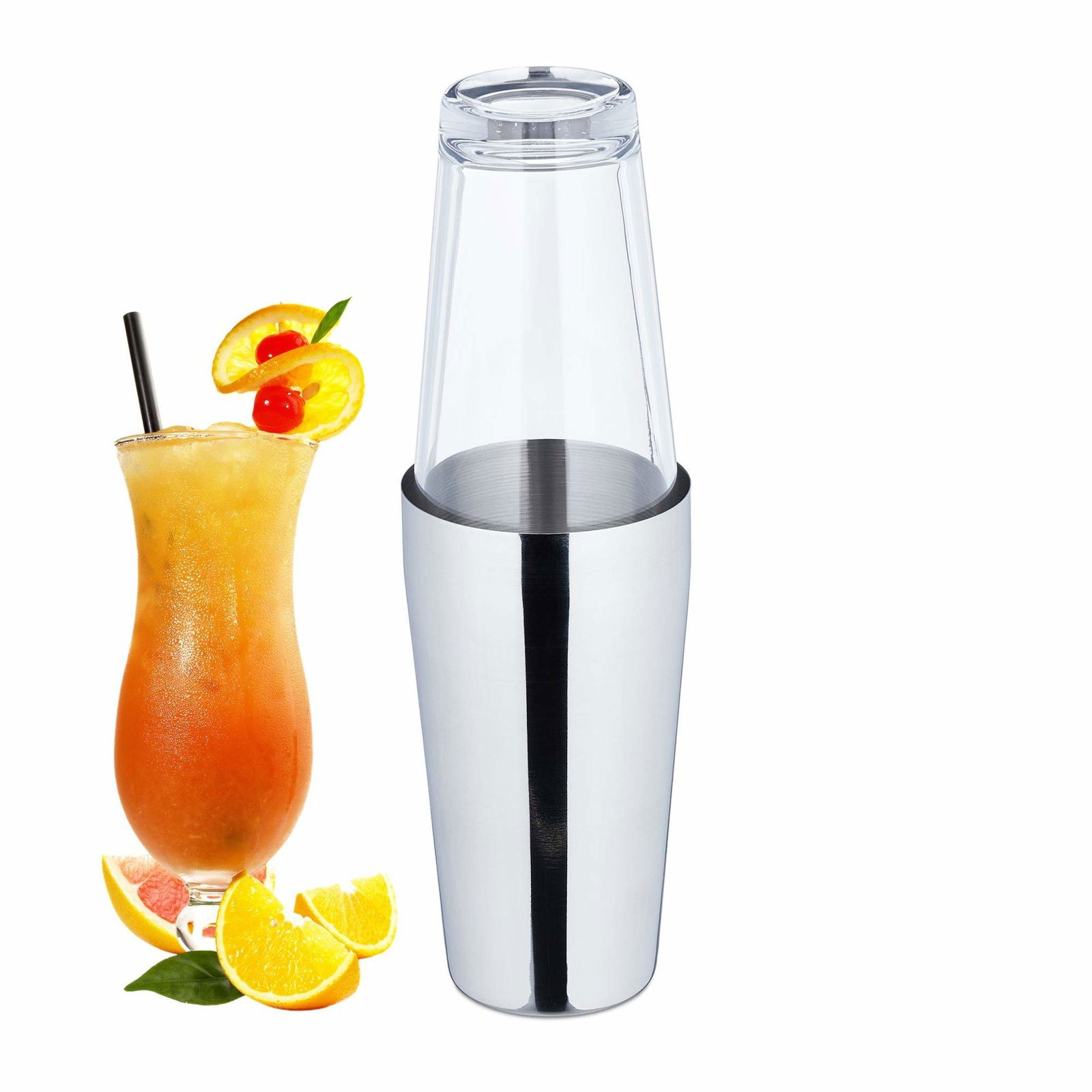 Boston cocktail shaker