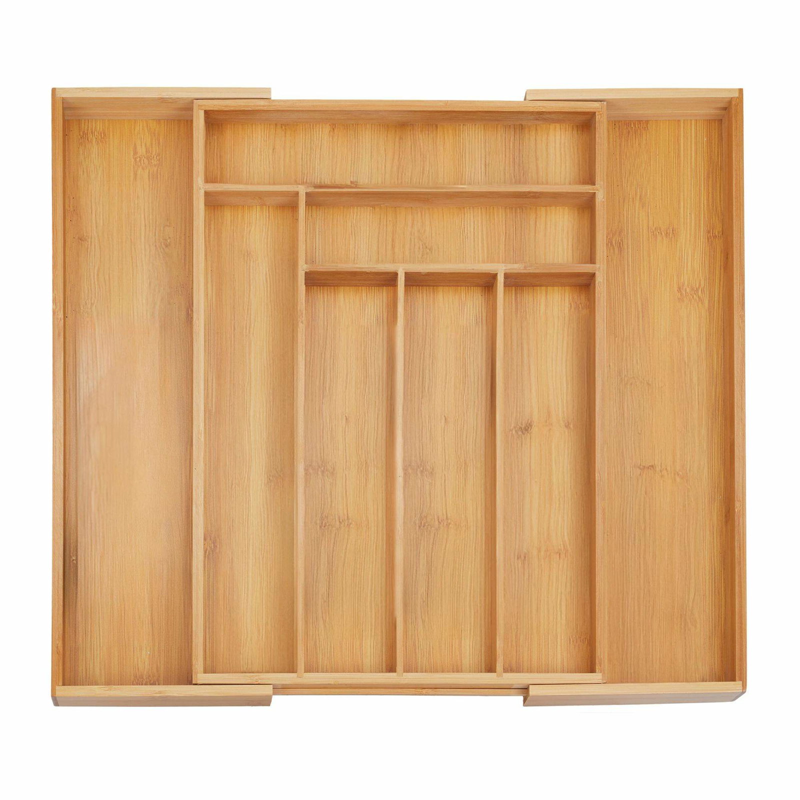 Utdragbar bestickbricka i bambu | Hem & Hobby - Hem & Hushåll - Kök - Köksredskap | Pryloteket