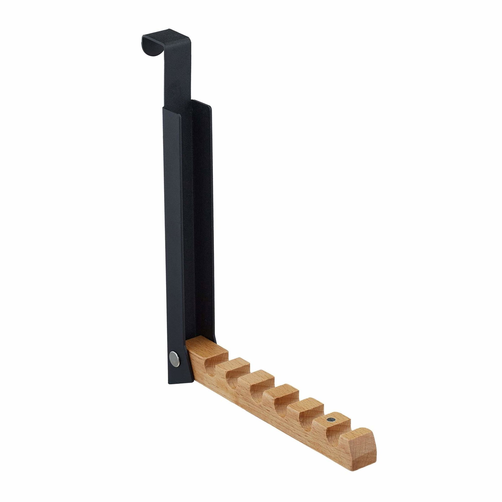 Fällbar dörrkrok i svart/natur | Mode & Accessoarer - Accessoarer | Pryloteket