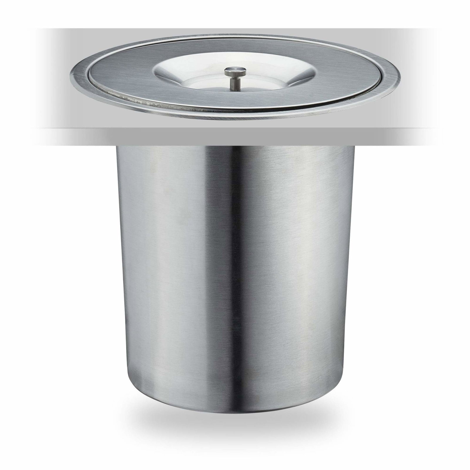 Rustfri stålspand 8L