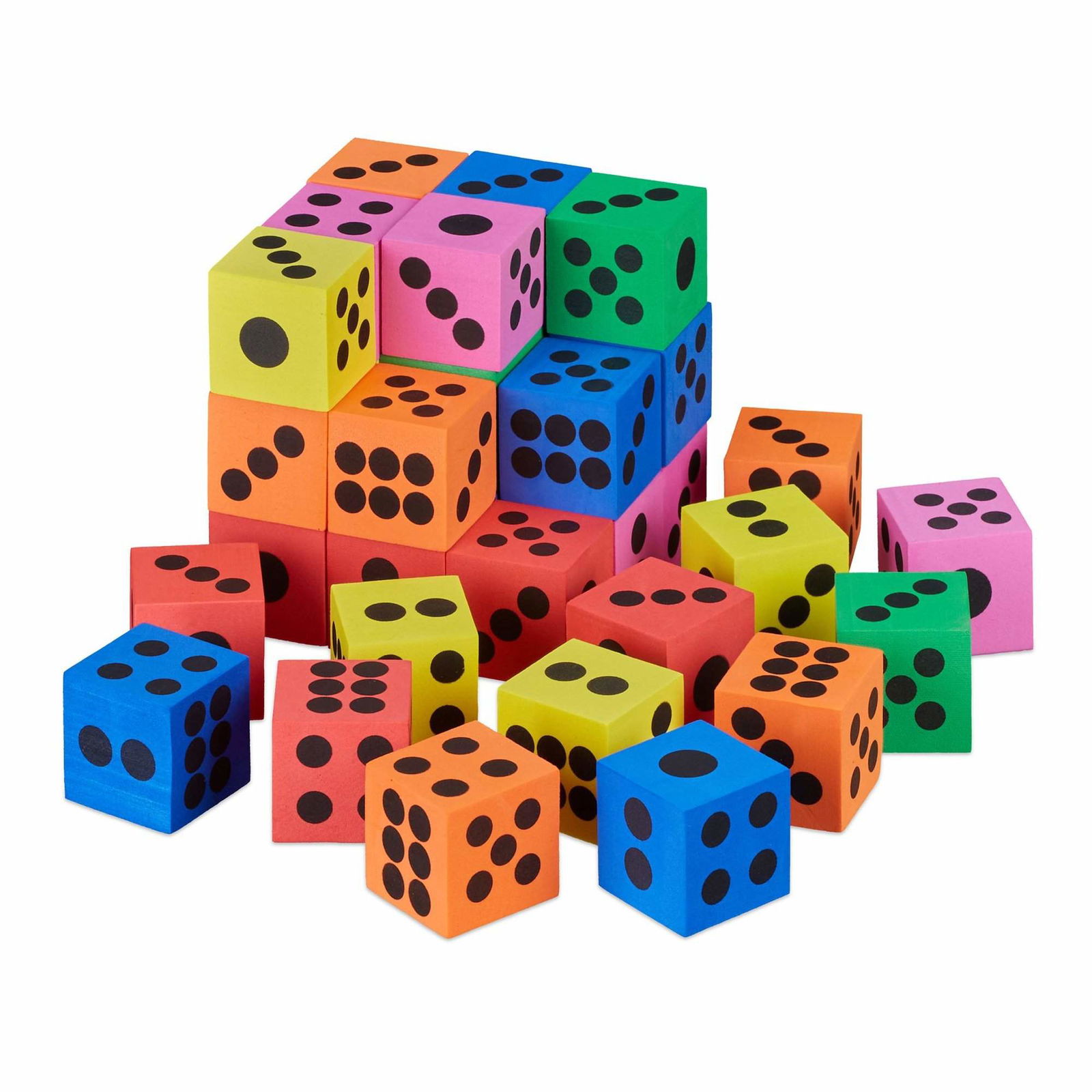 Skumterninger i sæt med 36 stk