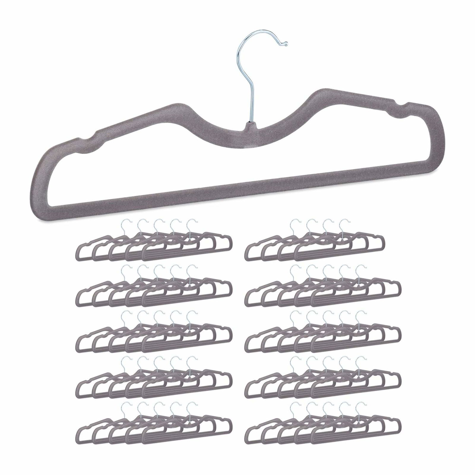 Set med 50 flockade klädhängare | Mode & Accessoarer - Smycken, Smyckesset & Tillbehör - Ringar | Pryloteket