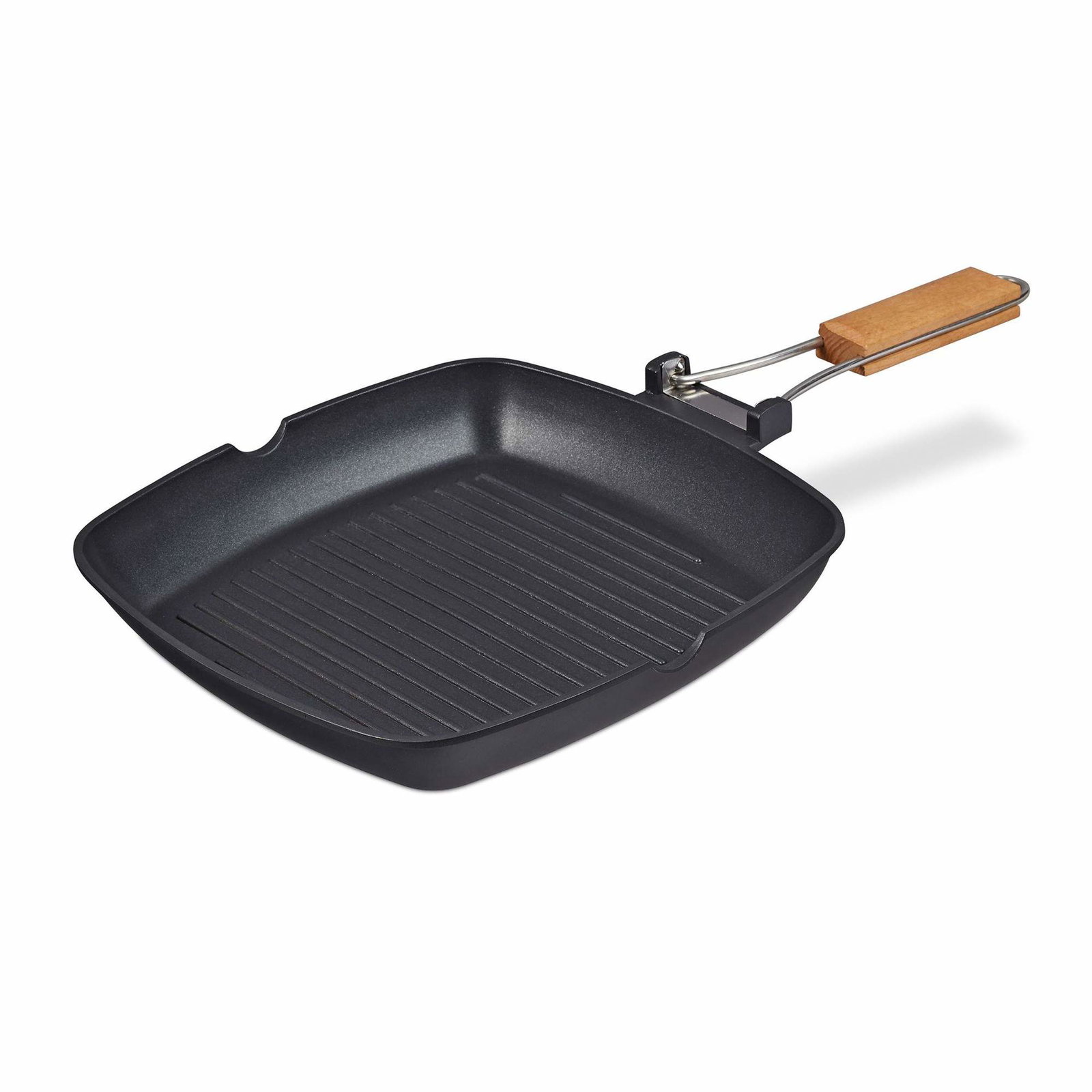 Grillpanna med hopfällbart handtag | Hem & Hobby - Hem & Hushåll - Kök | Pryloteket