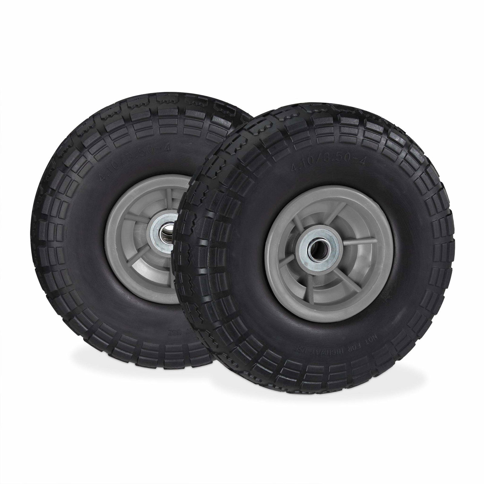 Set med 2 st PU-skottkärrdäck 4.1/3.5-4 | Hem & Hobby - Hem & Hushåll - Trädgårdsartiklar - Skottkärror | Pryloteket