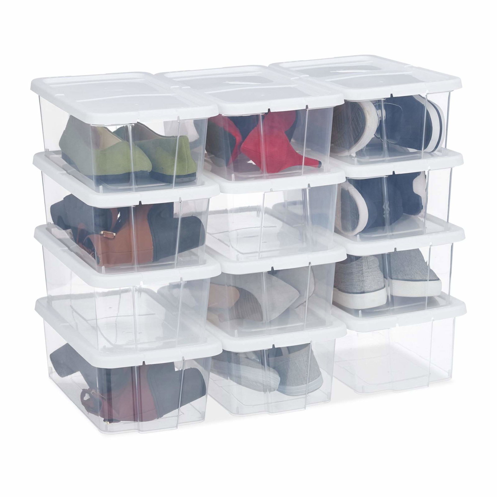 Skokartonger plast set med 12 st | Mode & Accessoarer - Kläder - Skor | Pryloteket