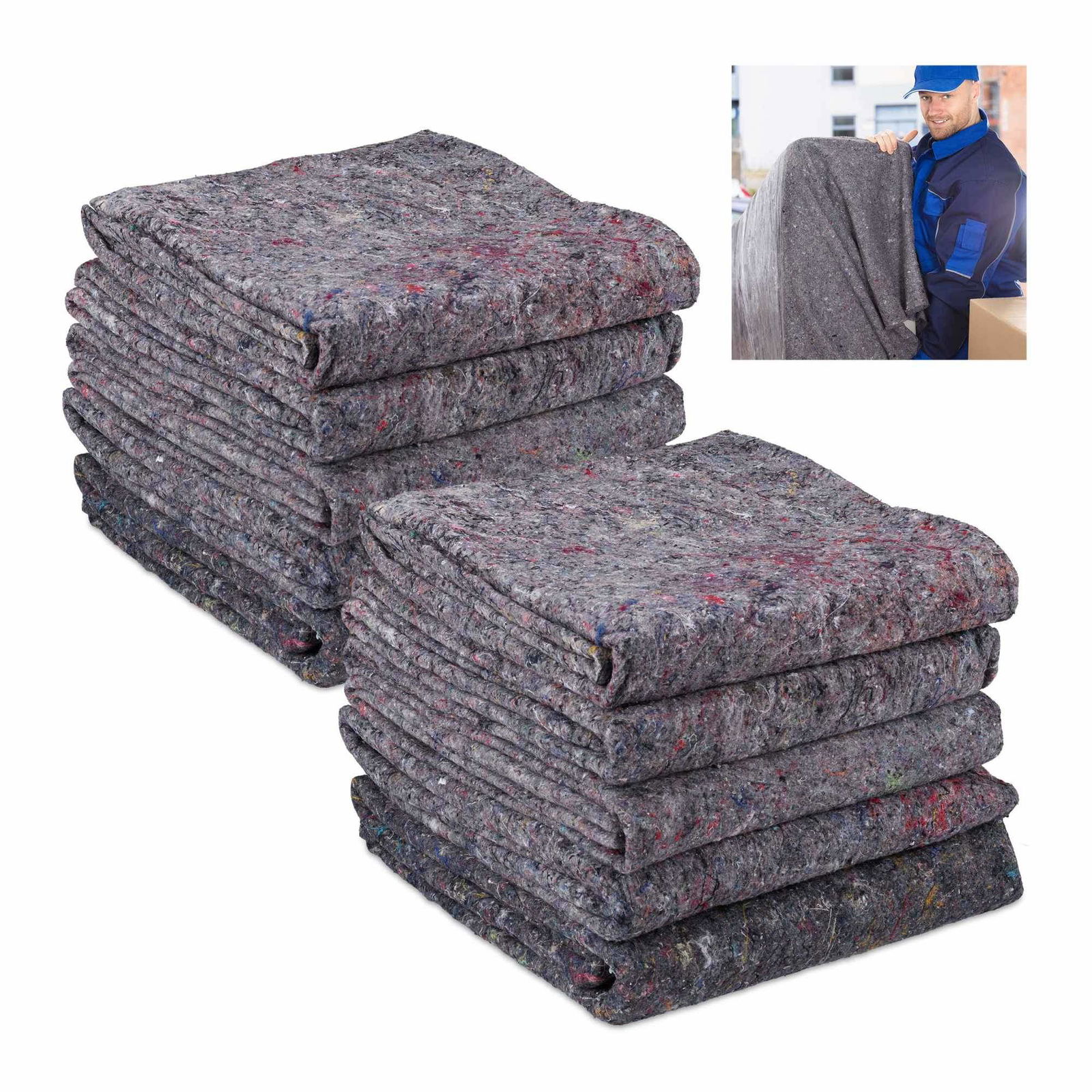 10x sæt pakketæpper