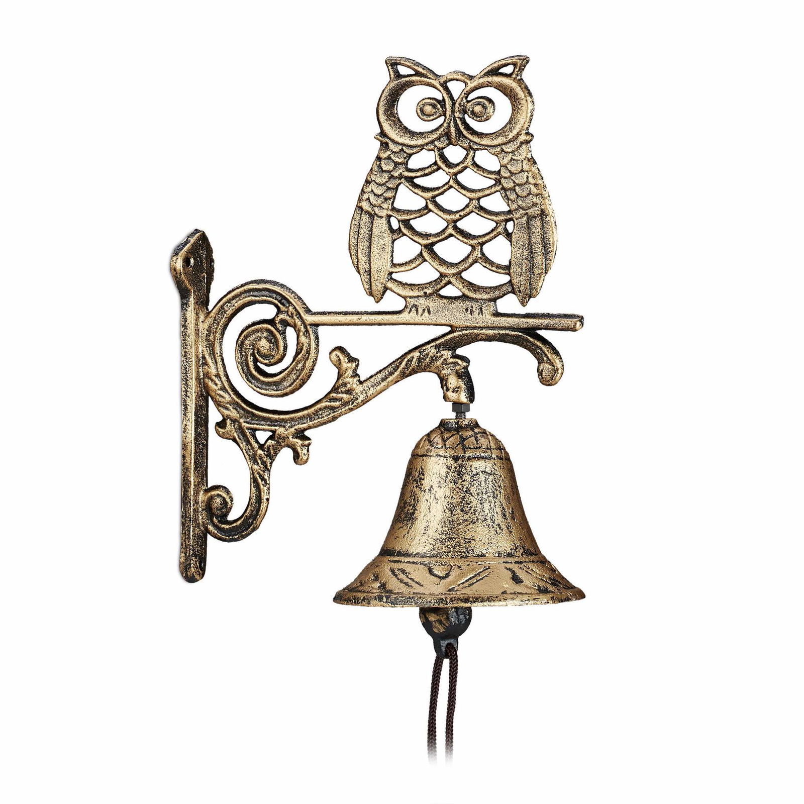 Dørklokke med en ugle